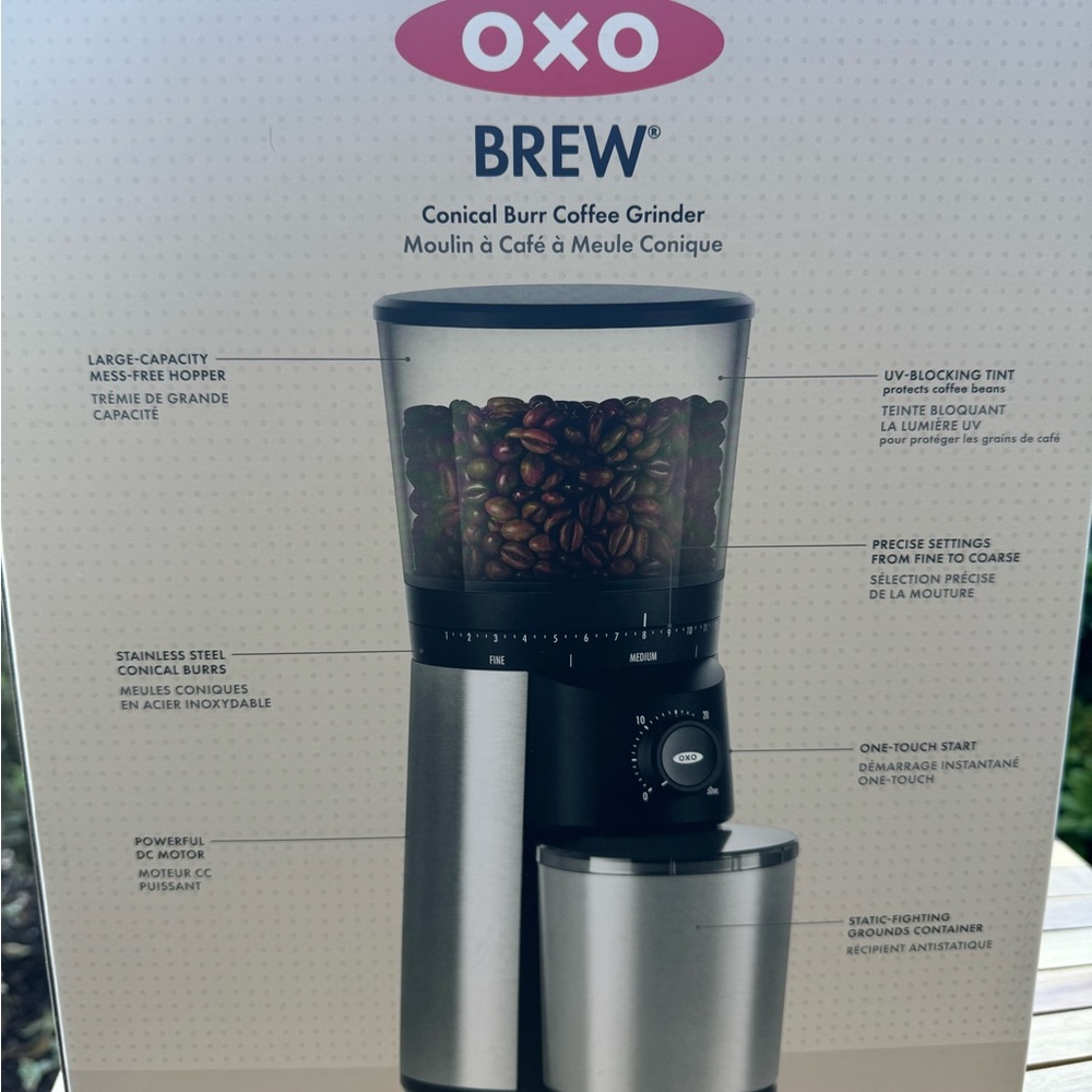 OXO Conical Burr Coffee Grinder - Brand New!